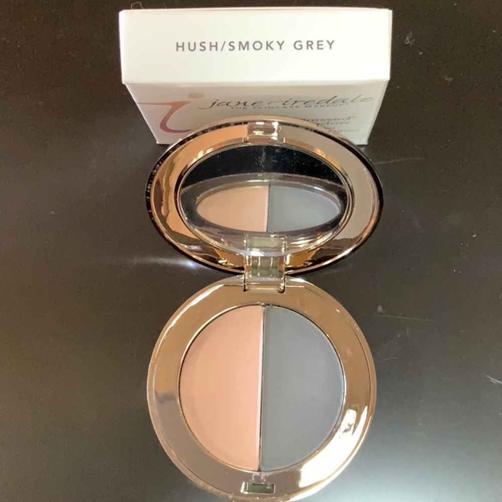 Jane Iredale PurePressed Eye Shadow Duo - Hush / Smoky Grey